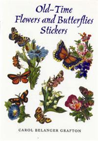 Stickersbog - Flowers and Butterflies
